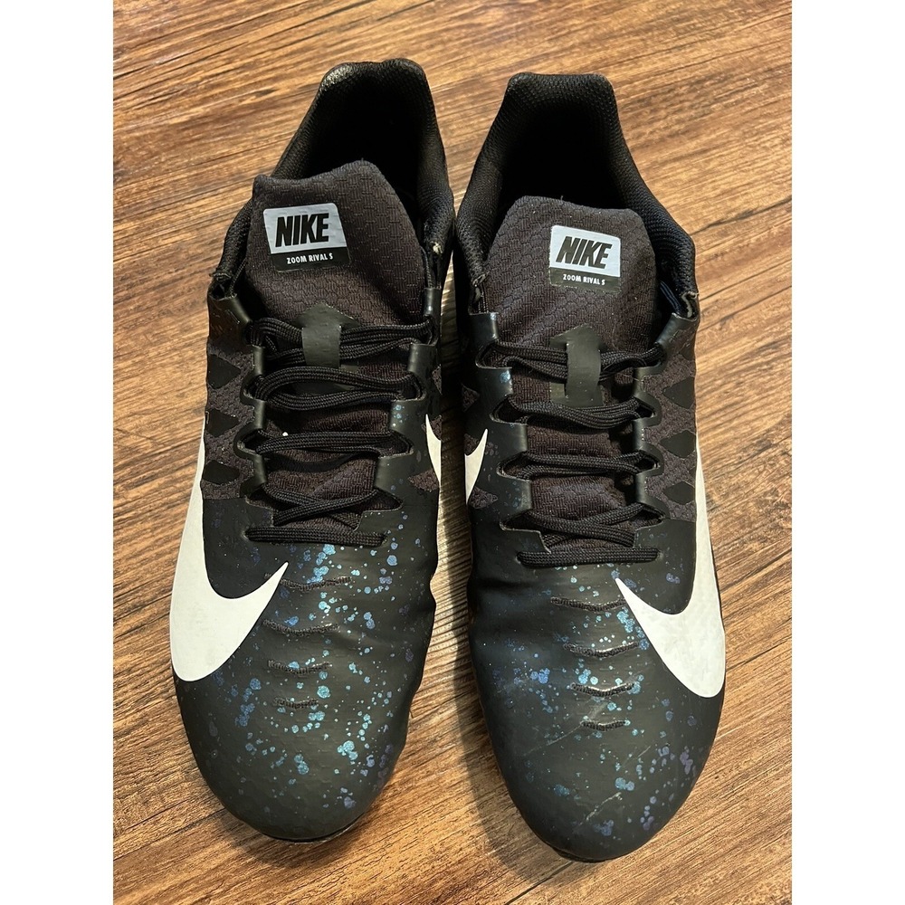 Nike Zoom Rival 5 Men's Racing Track Shoes Size 13 UK 12 EUR 47.5 Black Athletic